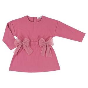 NEW EMC girls stretch fleece dress in pink